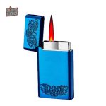 Briquet résistant au vent, couleur rouge vif