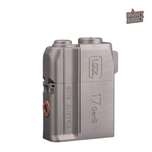 Briquet gris original au design élégant et moderne