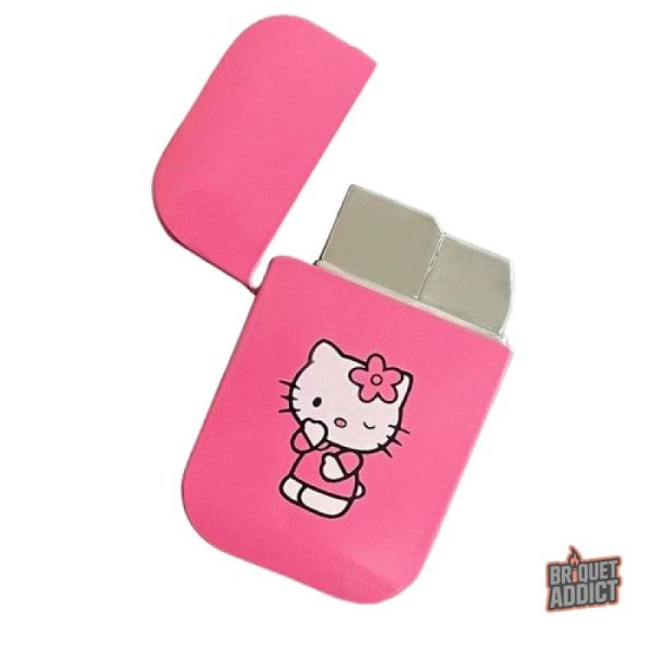 Briquet Hello Kitty avec motif emblématique et ludique