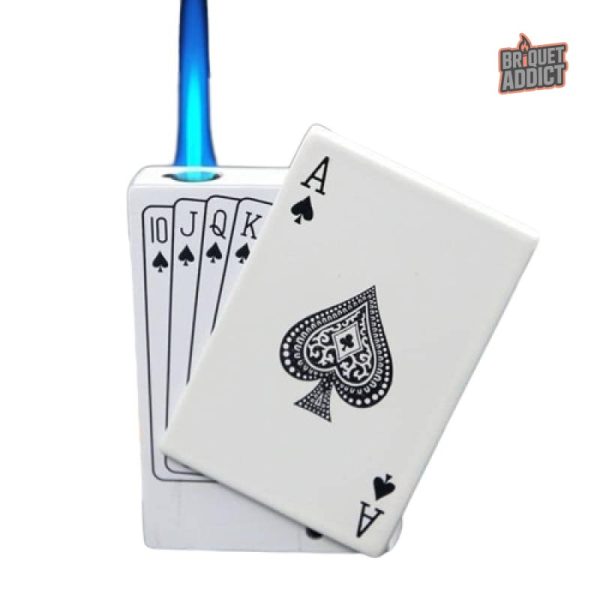 Briquet original en forme de jeu de cartes