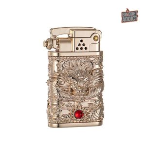 Briquet essence en laiton, design classique et intemporel