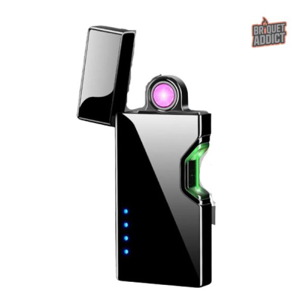 Briquet électrique au design épuré et fonctionnel