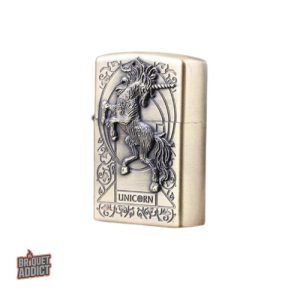 Briquet Licorne original aux couleurs vives et design fantaisie