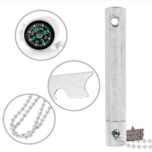 Briquet en magnésium, accessoire de feu innovant