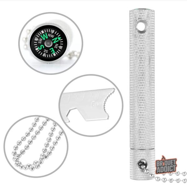 Briquet en magnésium, accessoire de feu innovant