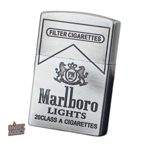 Briquet Marlboro, style distinctif et fonctionnel