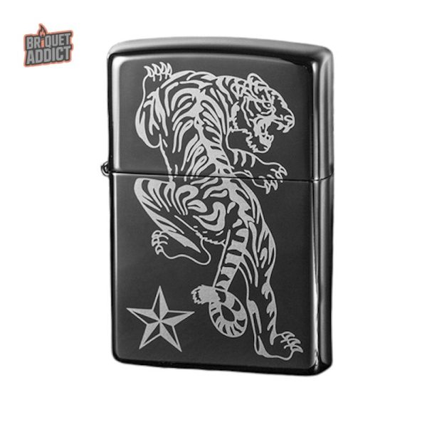 Briquet Noir design original pour fumeurs modernes