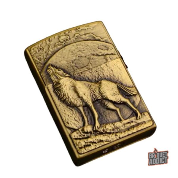 Briquet Original Loup design unique et fonctionnel