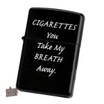 Briquet Original Noir et Blanc élégant et moderne