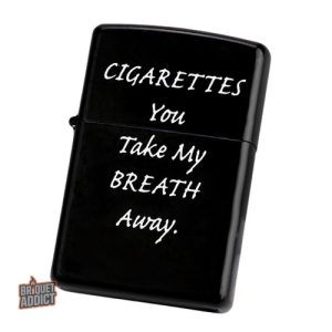 Briquet Original Noir et Blanc élégant et moderne