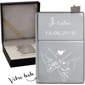 Briquet essence unique avec option de personnalisation