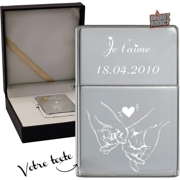 Briquet essence unique avec option de personnalisation