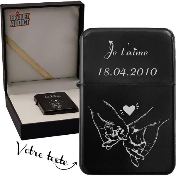 Briquet personnalisé de poche, pratique et élégant