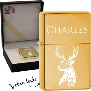 Cadeau briquet personnalisé, idéal pour un anniversaire