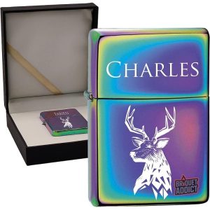 Briquet spécial avec gravure personnalisée, essentiel au quotidien