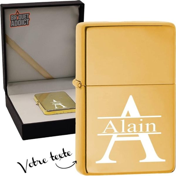 Briquet personnalisé avec prénom unique