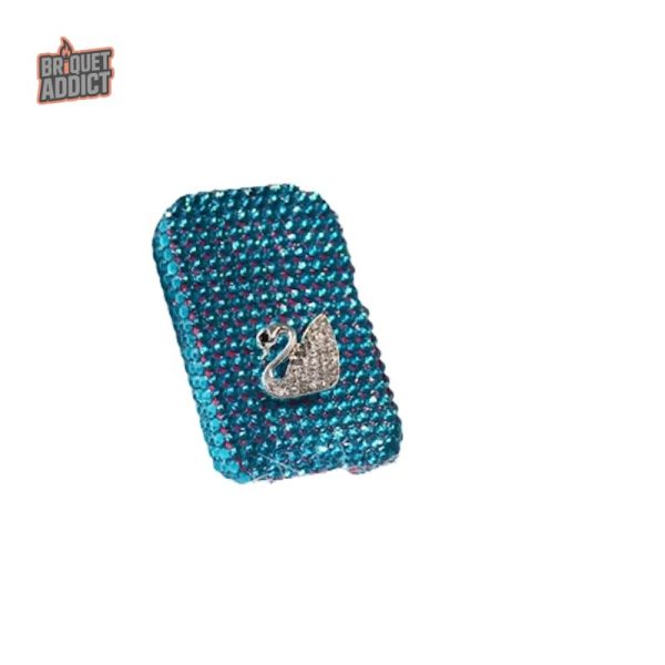 Briquet design féminin, éclat de strass