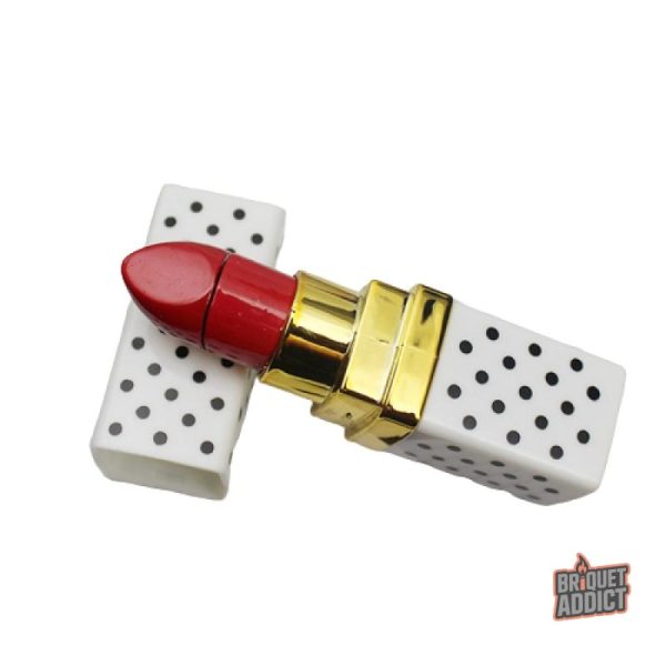 Accessoire de mode : briquet rouge à lèvres
