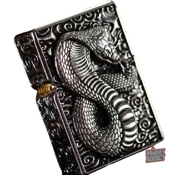 Briquet Serpent original au design unique et serpentiforme