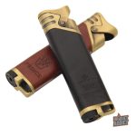 Briquet Tempête Gaz Rechargeable, flamme réglable et résistante