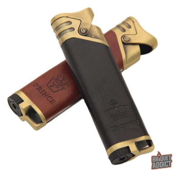 Briquet Tempête Gaz Rechargeable, flamme réglable et résistante