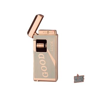 Briquet Tempête Good Luck au design élégant et fonctionnel