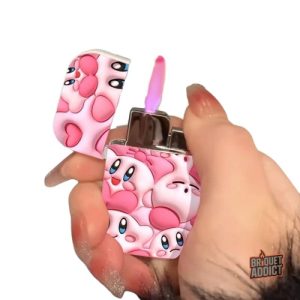 Briquet Tempête Rose élégant et performant