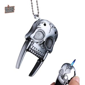 Briquet crâne décoratif pour fumeurs