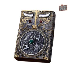 Briquet essence Tibétain avec design unique