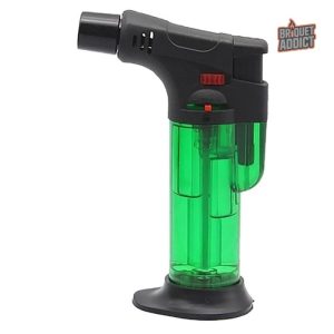 Briquet tempête design transparent, idéal pour l'extérieur