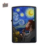 Briquet original Van Gogh avec design artistique