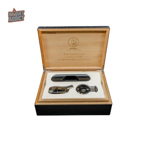 Coffret coupe cigare et briquet tempête