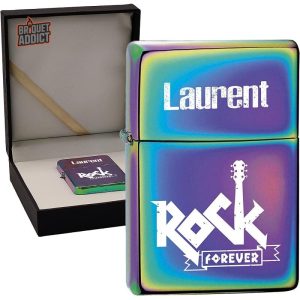 Design unique de briquet avec options de gravure personnalisée