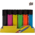 Lot de briquets originaux colorés et pratiques