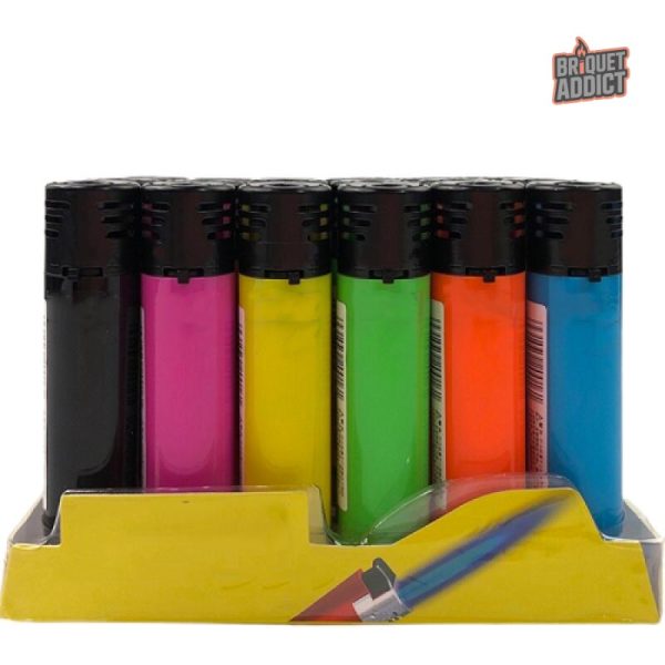 Lot de briquets originaux colorés et pratiques