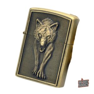 Briquet loup avec design unique et créatif