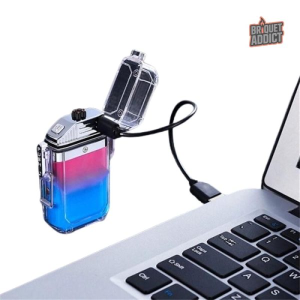 Briquet électrique avec fonction montre intégrée