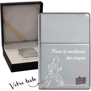 Briquet personnalisé essence avec design unique