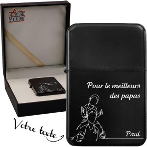 Briquet essence personnalisable pour un style individuel