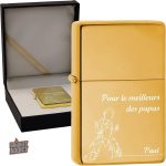 Briquet essence original avec option de personnalisation