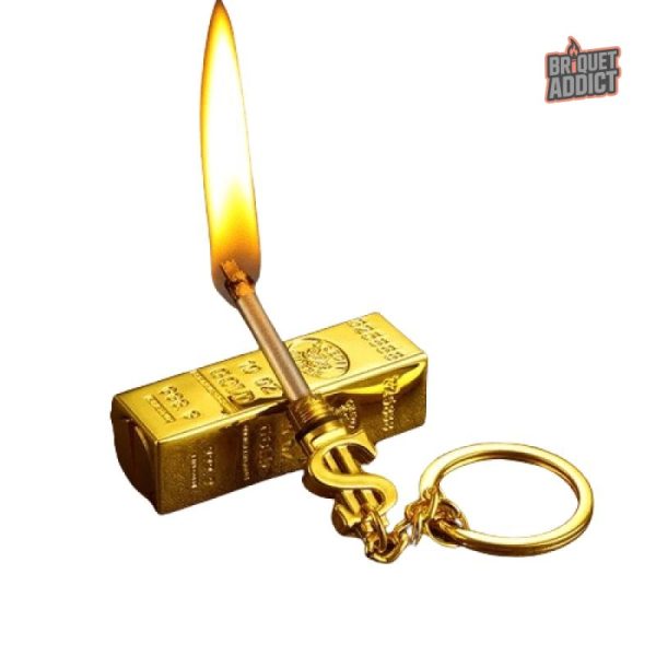 Porte Briquet élégant en métal pour briquets allumette