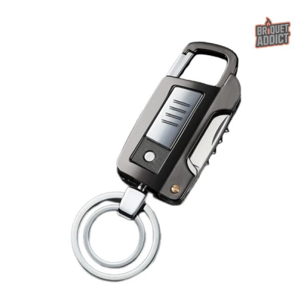 Porte-clé briquet électrique compact et pratique