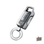 Briquet électrique intégré dans un porte-clé élégant