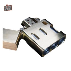 Briquet essence compact, idéal pour allumer facilement